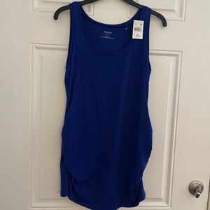Motherhood Maternity Side Ruched Tank Top brand new